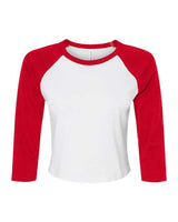 BELLA + CANVAS Women's Micro Rib Raglan Sleeve Baby T-Shirt