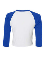 BELLA + CANVAS Women's Micro Rib Raglan Sleeve Baby T-Shirt