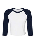 BELLA + CANVAS Women's Micro Rib Raglan Sleeve Baby T-Shirt
