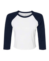 BELLA + CANVAS Women's Micro Rib Raglan Sleeve Baby T-Shirt