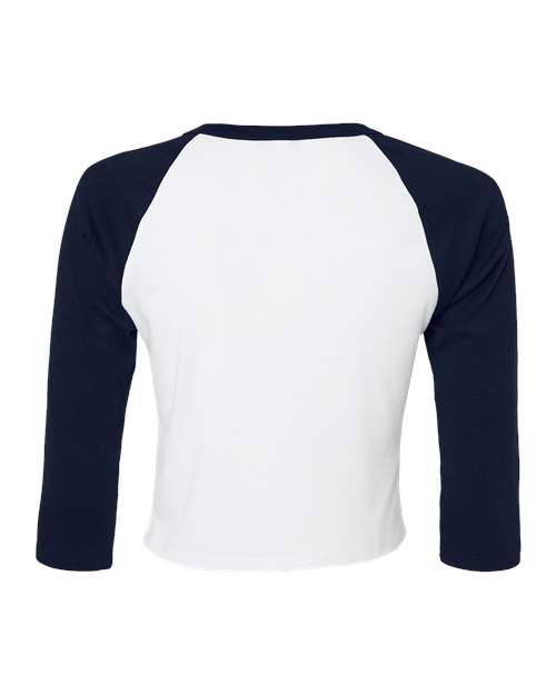 BELLA + CANVAS Women's Micro Rib Raglan Sleeve Baby T-Shirt