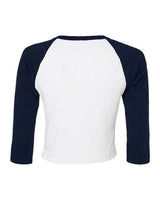 BELLA + CANVAS Women's Micro Rib Raglan Sleeve Baby T-Shirt