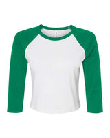 BELLA + CANVAS Women's Micro Rib Raglan Sleeve Baby T-Shirt