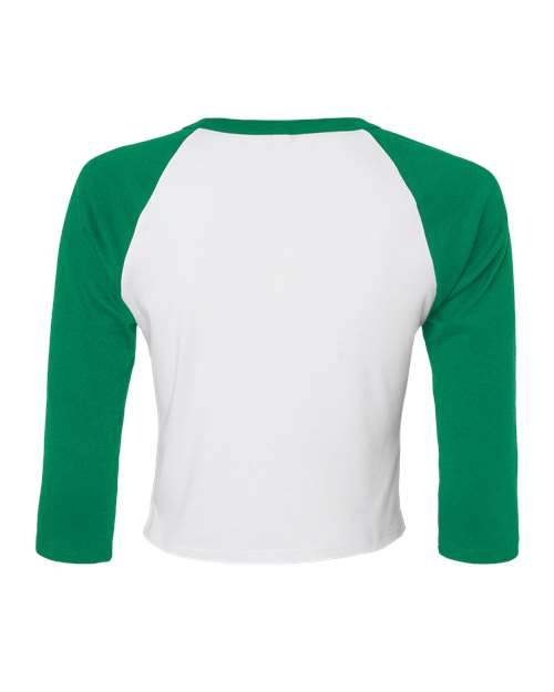 BELLA + CANVAS Women's Micro Rib Raglan Sleeve Baby T-Shirt