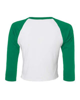 BELLA + CANVAS Women's Micro Rib Raglan Sleeve Baby T-Shirt