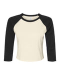 BELLA + CANVAS Women's Micro Rib Raglan Sleeve Baby T-Shirt