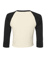 BELLA + CANVAS Women's Micro Rib Raglan Sleeve Baby T-Shirt
