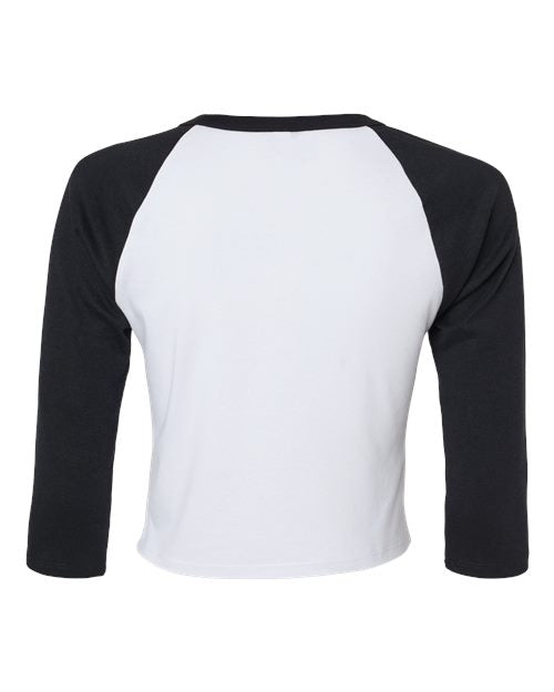 BELLA + CANVAS Women's Micro Rib Raglan Sleeve Baby T-Shirt