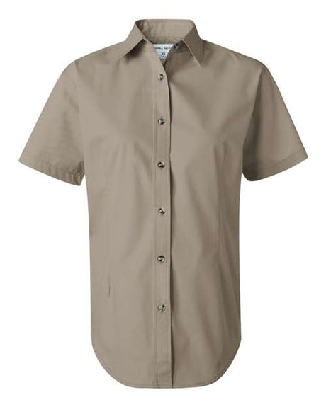 FeatherLite Women's Short Sleeve Stain-Resistant Tapered Twill Shirt FeatherLite