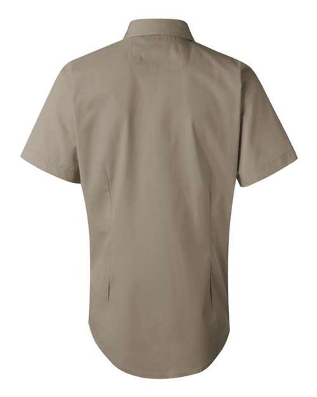 FeatherLite Women's Short Sleeve Stain-Resistant Tapered Twill Shirt FeatherLite