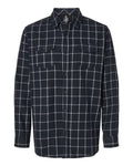 Burnside Men's Yarn-Dyed Long Sleeve Flannel Shirt
