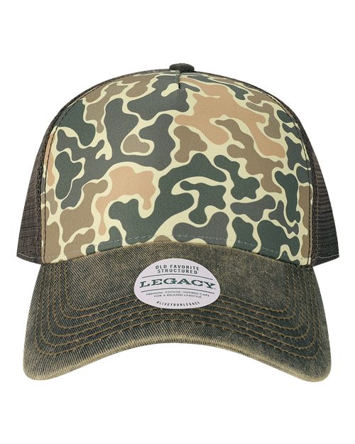 LEGACY Old Favorite Five-Panel Trucker Cap LEGACY