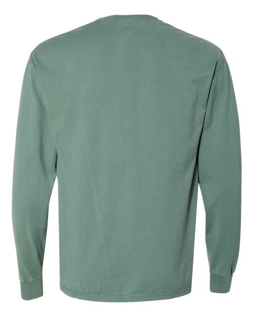 Hanes Men's Garment-Dyed Long Sleeve T-Shirt