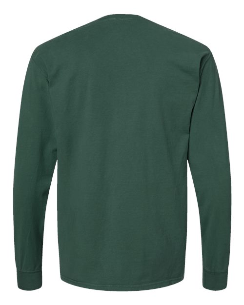 Hanes Men's Garment-Dyed Long Sleeve T-Shirt