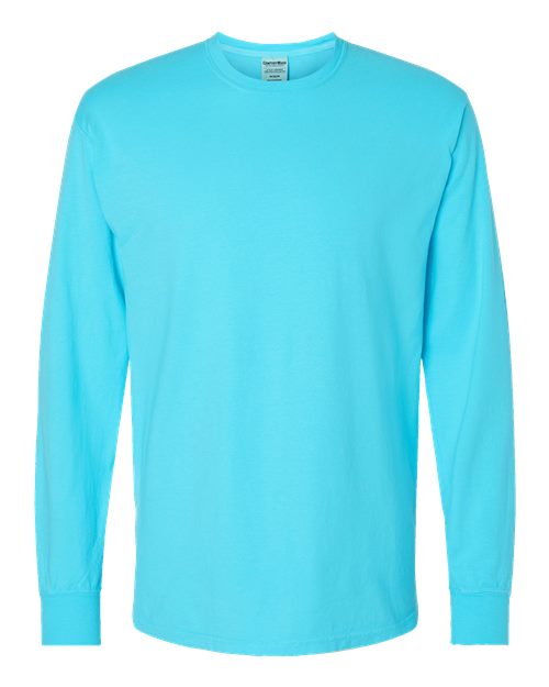 Hanes Men's Garment-Dyed Long Sleeve T-Shirt