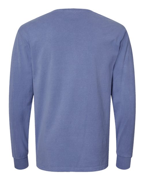 Hanes Men's Garment-Dyed Long Sleeve T-Shirt