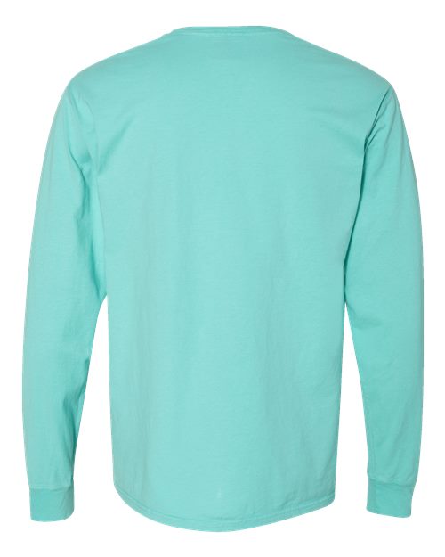 Hanes Men's Garment-Dyed Long Sleeve T-Shirt