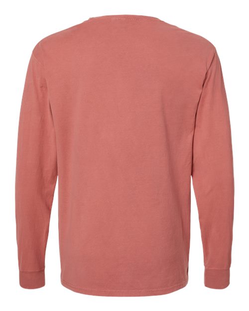 Hanes Men's Garment-Dyed Long Sleeve T-Shirt