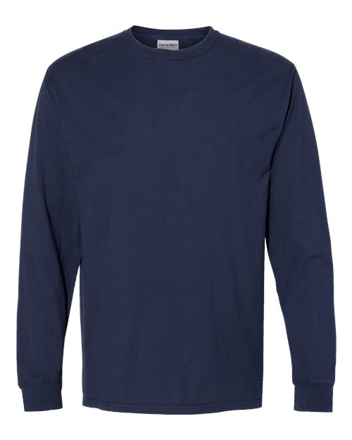 Hanes Men's Garment-Dyed Long Sleeve T-Shirt