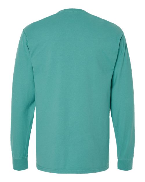 Hanes Men's Garment-Dyed Long Sleeve T-Shirt