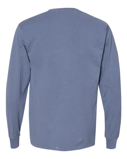 Hanes Men's Garment-Dyed Long Sleeve T-Shirt