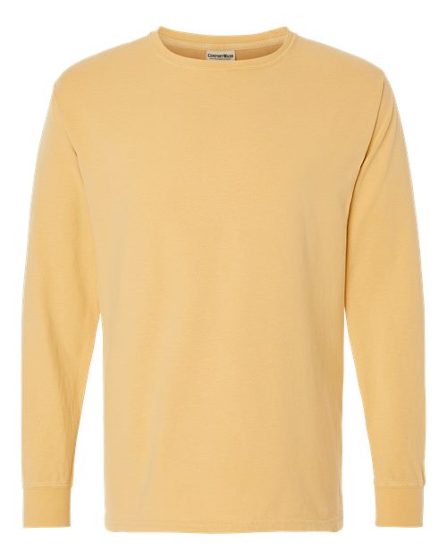Hanes Men's Garment-Dyed Long Sleeve T-Shirt
