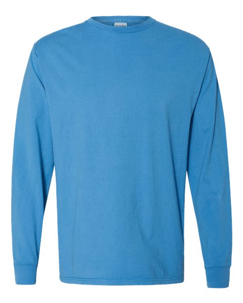 Hanes Men's Garment-Dyed Long Sleeve T-Shirt