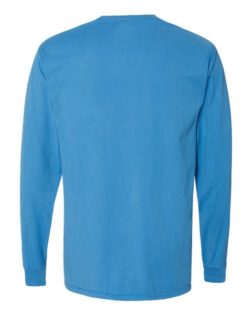 Hanes Men's Garment-Dyed Long Sleeve T-Shirt