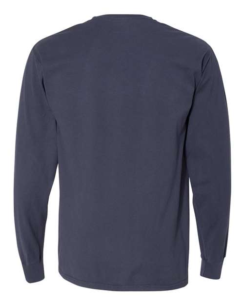 Hanes Men's Garment-Dyed Long Sleeve T-Shirt