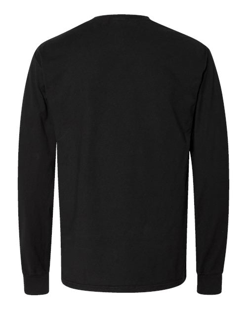 Hanes Men's Garment-Dyed Long Sleeve T-Shirt