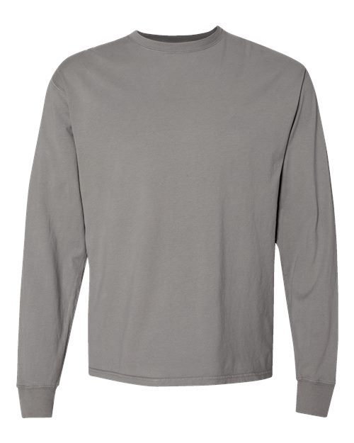 Hanes Men's Garment-Dyed Long Sleeve T-Shirt