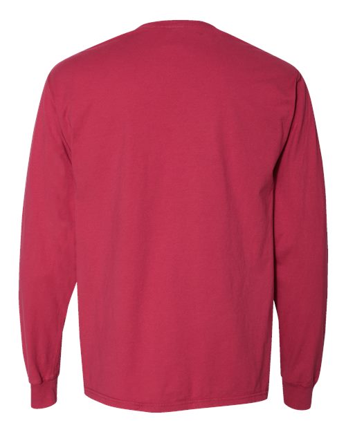 Hanes Men's Garment-Dyed Long Sleeve T-Shirt
