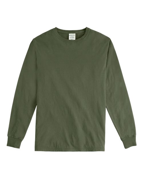 Hanes Men's Garment-Dyed Long Sleeve T-Shirt