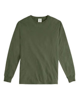 Hanes Men's Garment-Dyed Long Sleeve T-Shirt