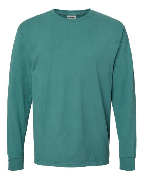 Hanes Men's Garment-Dyed Long Sleeve T-Shirt