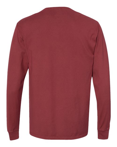 Hanes Men's Garment-Dyed Long Sleeve T-Shirt