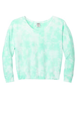 Port & Company Ladies Beach Wash Cloud Tie-Dye V-Neck Sweatshirt LPC140V Port & Company