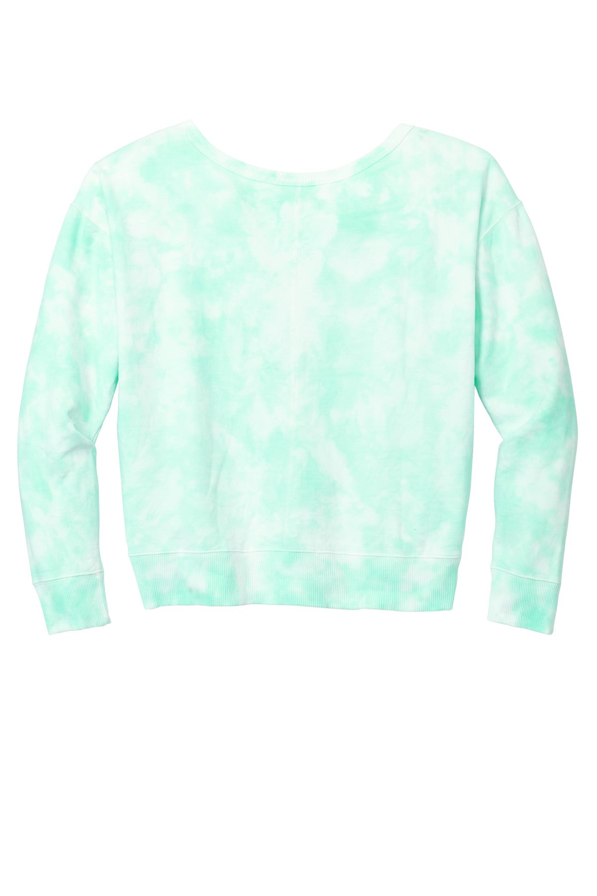 Port & Company Ladies Beach Wash Cloud Tie-Dye V-Neck Sweatshirt LPC140V Port & Company