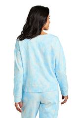 Port & Company Ladies Beach Wash Cloud Tie-Dye V-Neck Sweatshirt LPC140V Port & Company