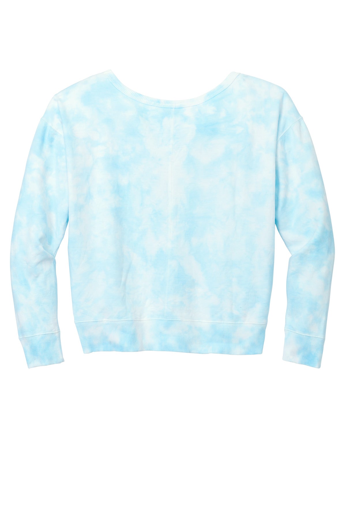 Port & Company Ladies Beach Wash Cloud Tie-Dye V-Neck Sweatshirt LPC140V Port & Company
