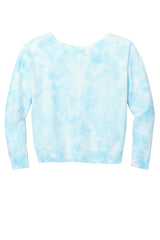 Port & Company Ladies Beach Wash Cloud Tie-Dye V-Neck Sweatshirt LPC140V Port & Company