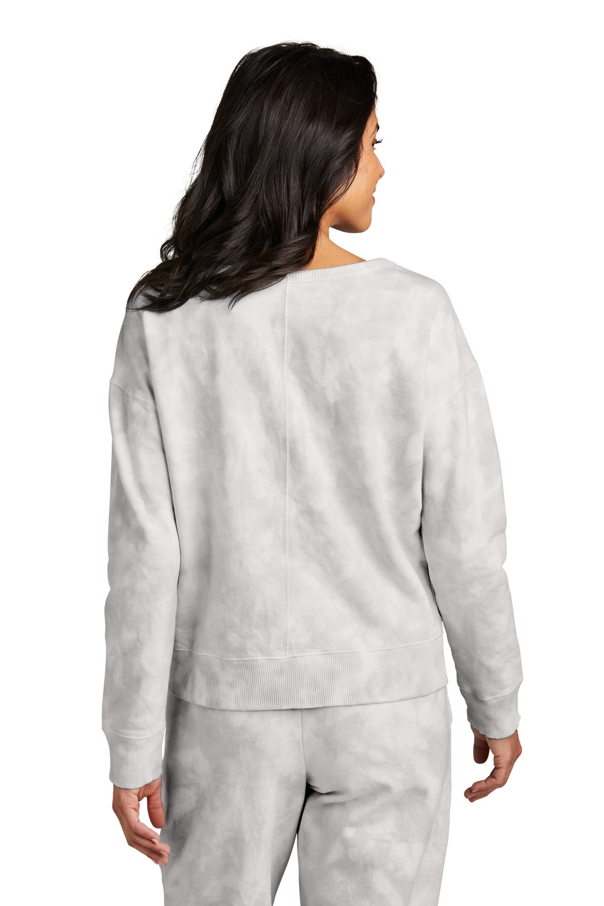 Port & Company Ladies Beach Wash Cloud Tie-Dye V-Neck Sweatshirt LPC140V Port & Company