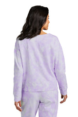 Port & Company Ladies Beach Wash Cloud Tie-Dye V-Neck Sweatshirt LPC140V Port & Company