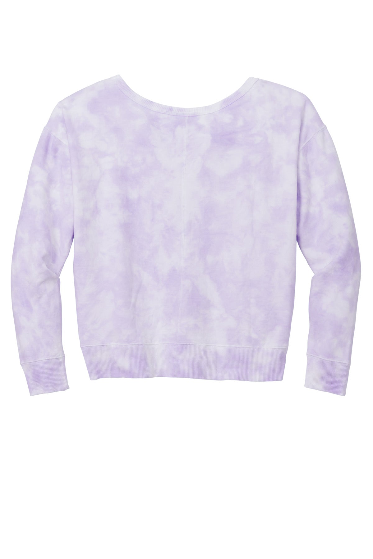 Port & Company Ladies Beach Wash Cloud Tie-Dye V-Neck Sweatshirt LPC140V Port & Company