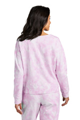 Port & Company Ladies Beach Wash Cloud Tie-Dye V-Neck Sweatshirt LPC140V Port & Company