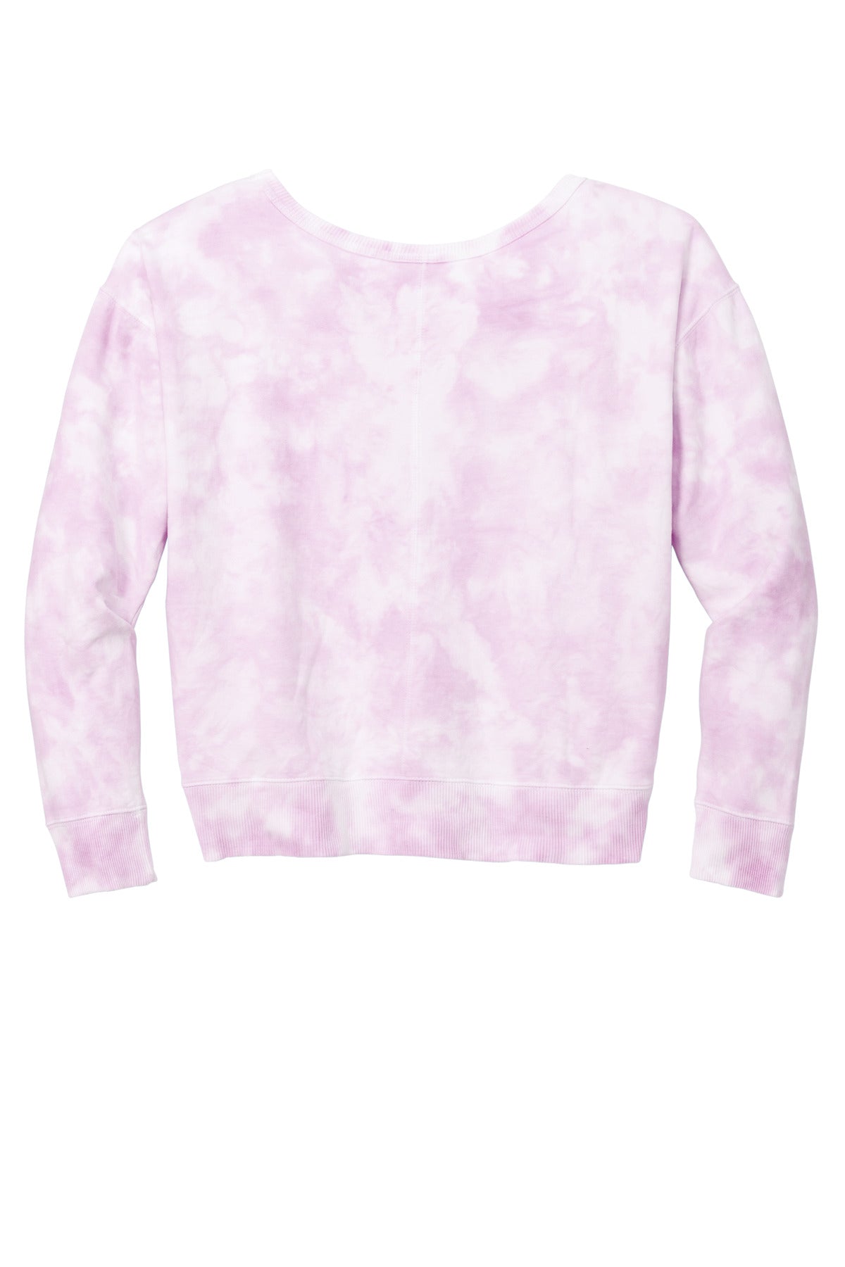 Port & Company Ladies Beach Wash Cloud Tie-Dye V-Neck Sweatshirt LPC140V Port & Company