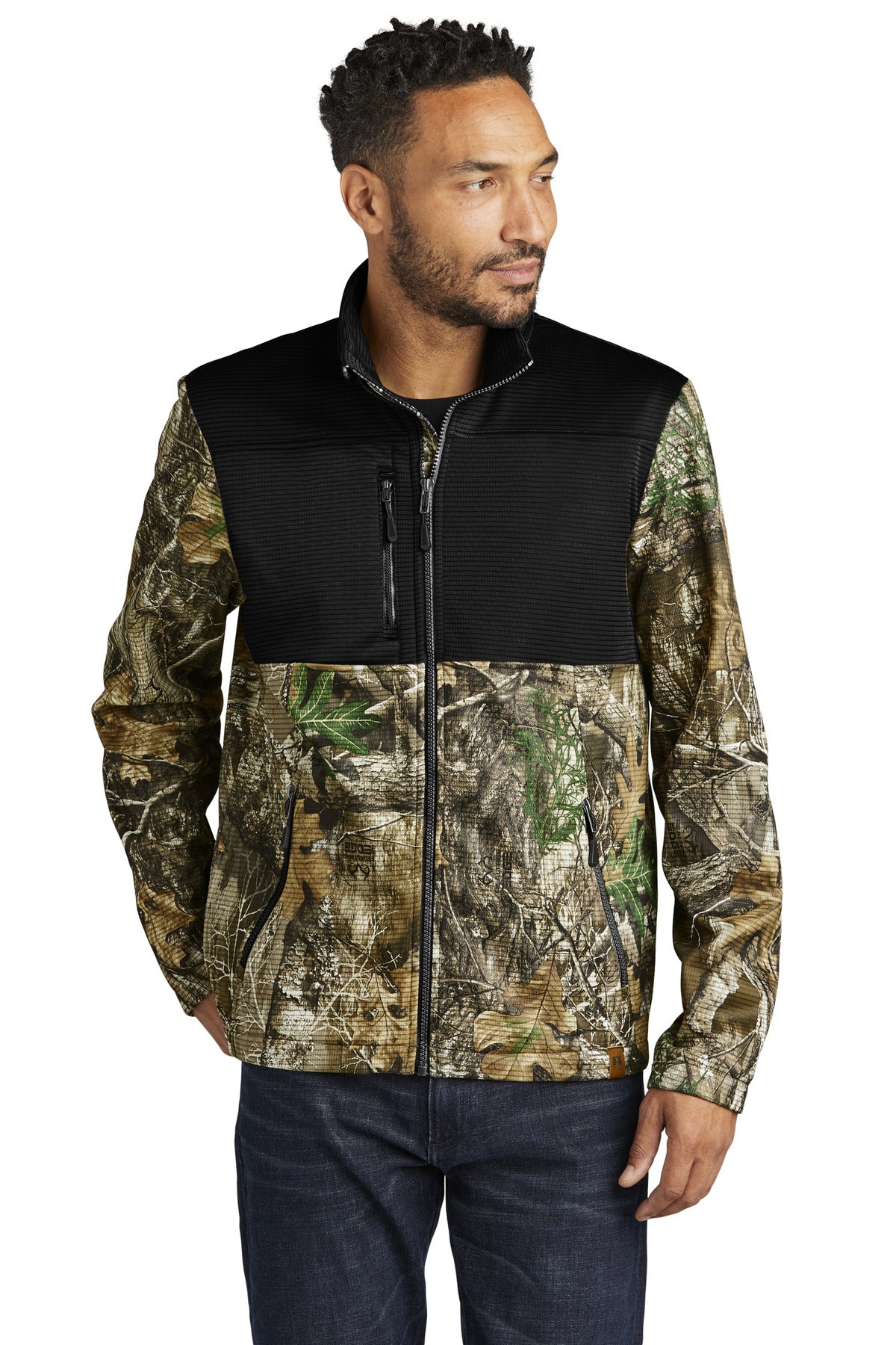 Russell Outdoors Men's   Realtree   Atlas Colorblock Soft Shell RU601