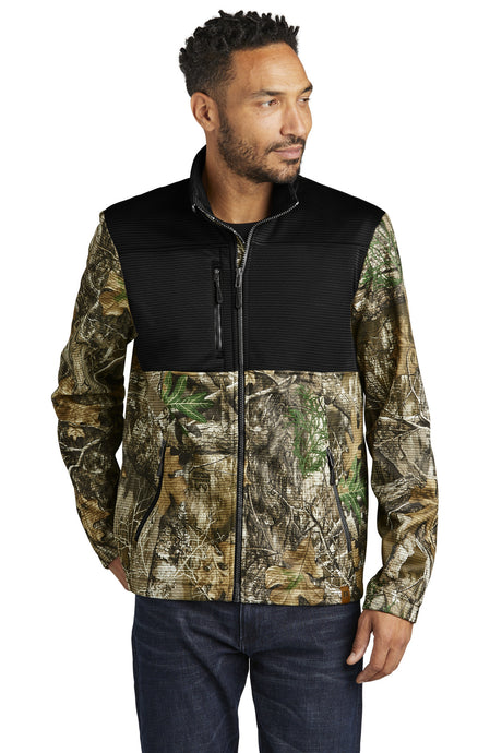 Russell Outdoors Men's Realtree Atlas Colorblock Soft Shell. RU601 Russell Outdoors