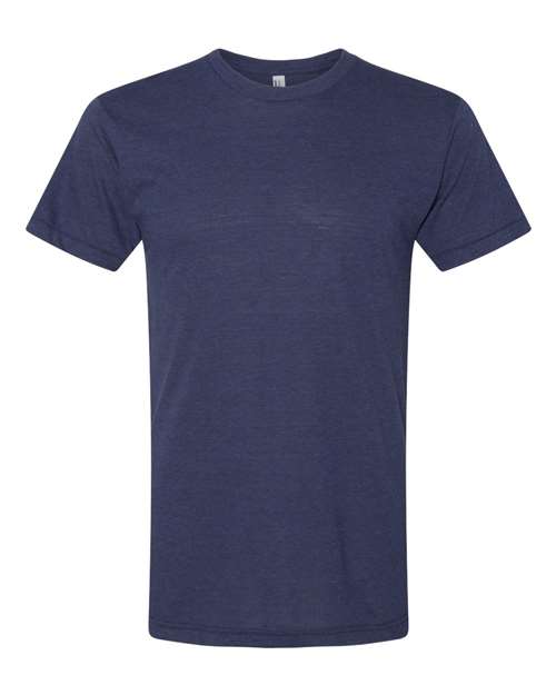American Apparel Men's Tri-Blend Short Sleeve Track T-Shirt American Apparel