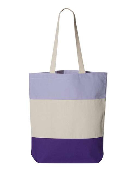 Q-Tees Tri-Color Tote Q-Tees